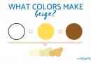 Hoe verfkleuren te mengen om beige te maken - welke kleuren beige maken?