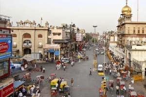 Hoe chandni chowk-gebied in delhi te verkennen?