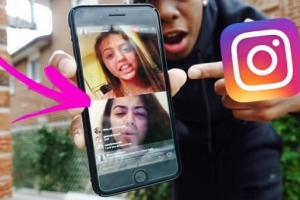 Live gaan met een vriend op instagram
