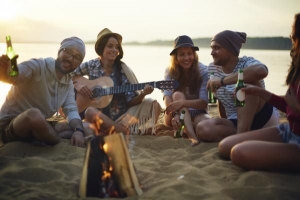 Vrienden maken tijdens de zomer