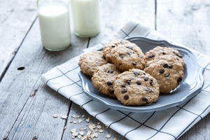 Hoe maak je suikervrije chocolade banaan havermout koekjes